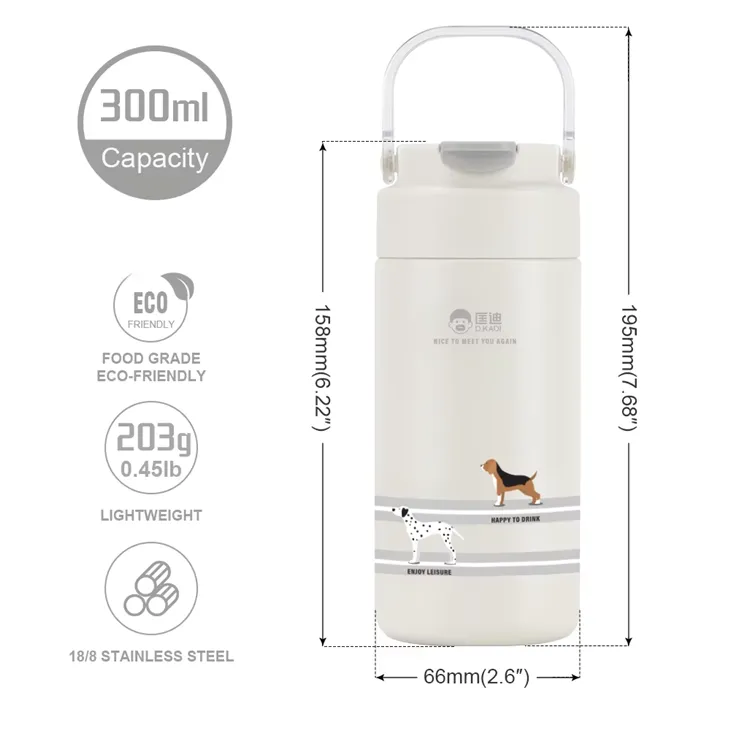 Custome Insulated Water Bottles With Lid And Handle 7132 high quality