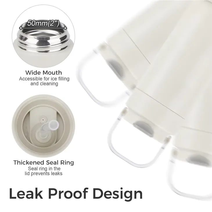 Custome Insulated Water Bottles With Lid And Handle 7132 price